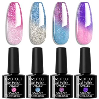 Croitout UV Gel Nail Polish Set